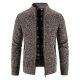 Warm knitted jacket